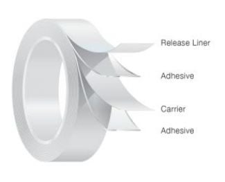 Avery FBA 7918 GL low VOC scrim reinforced tape for foam bonding and industrial assembly applications
