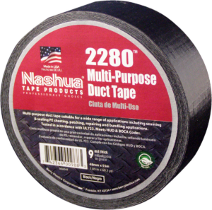 Nashua 2280 multi-purpose duct tape for repairs, bundling, sealing, and contractor applications